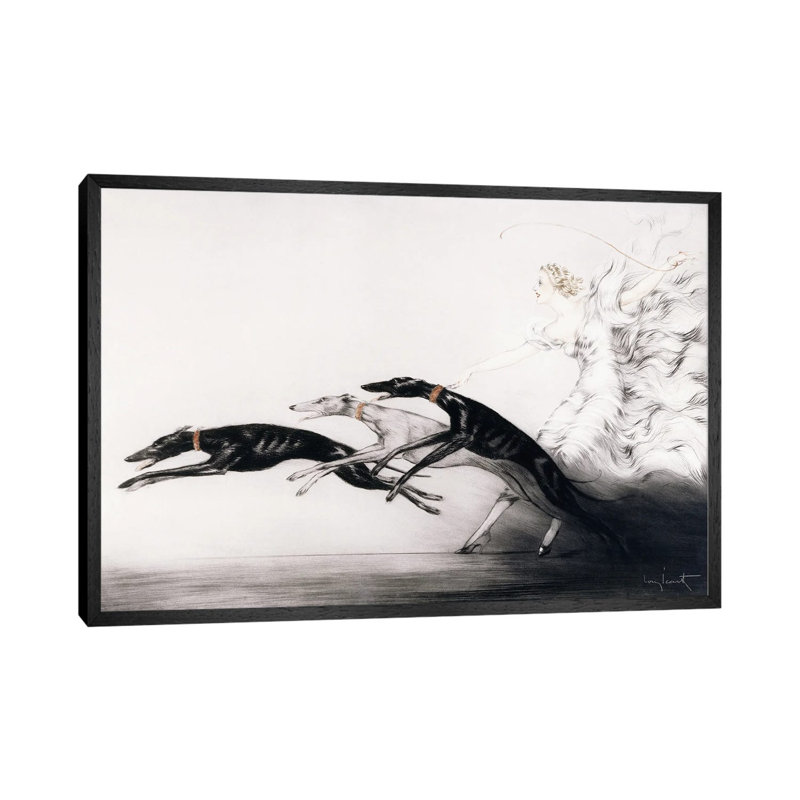 Speed II, 1933 1 Piece Wall Art on Canvas, 101.6 cm H x 66.04 cm W, Black Floater Frame
