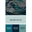 «Hawaiian Abstract Waves», art mural en métal bleu-1528734241