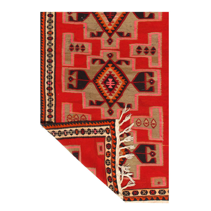Southwestern Area Rug in Red