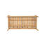 Causeuse d'extérieur en bois d'acacia