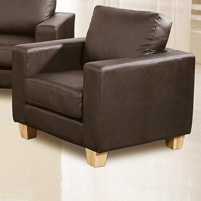 Peyton Faux Leather Club Chair