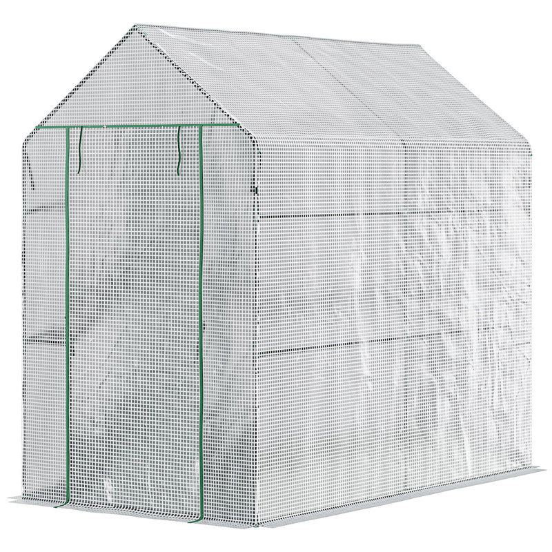 Serre de plain-pied 47,25 po x 73,25 po x 74,25 po Outsunny