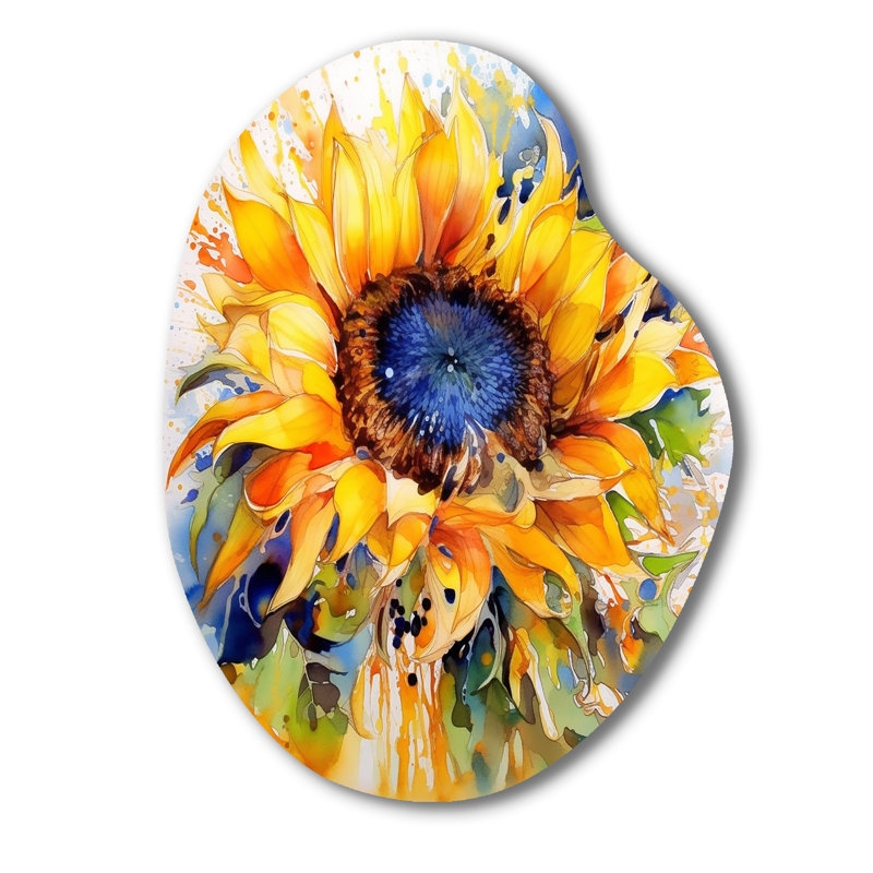 Fairburn - Décoration murale irrégulière en forme de poire en métal, H 38 po x l 28 po x P 1 po