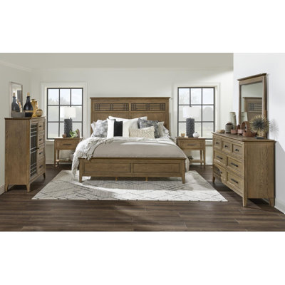 Beacon Hill 48" Wide Select Hardwood Solids White Oak Veneer Door Chest Bureau
