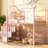 Twin Size Metal Loft Bed with Roof House Design, Integrated Ladder, Full Guardrails & Storage Box, Space-Saving Kids Loft Bed-1035949050