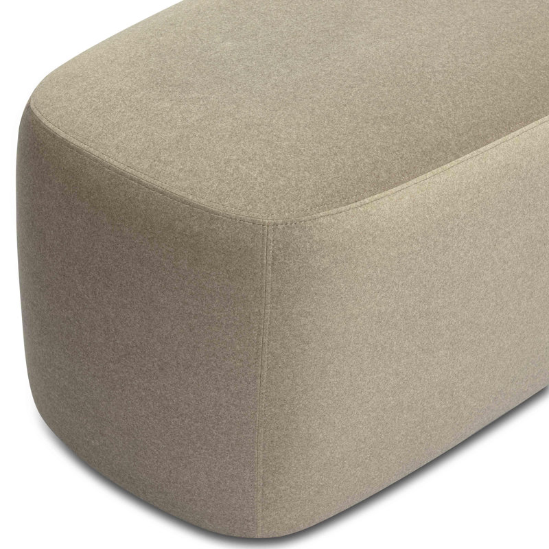 Banc en jacquard Ayotte Graceland, Jacquard crème, Jacquard crème