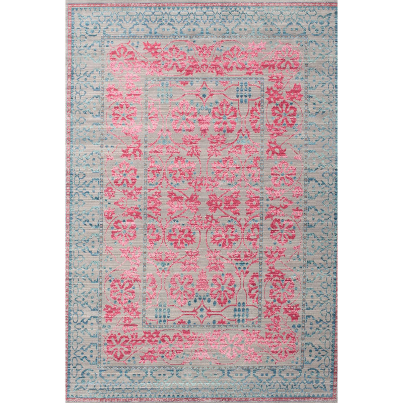 Rozek Wool Oriental Indoor Rug, Rectangle 7' x 10'