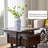 American retro square solid wood coffee table