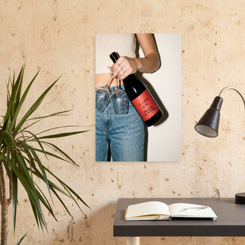 Sharing Love And Wine by Andreas Magnusson - Wrapped Canvas Print, 60.96 cm H x 40.64 cm W