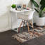 Tapis noir / orange à motif abstrait Tucson-396055126