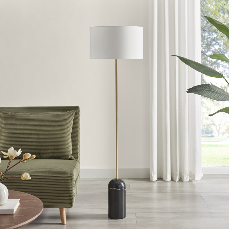 Kessel 148cm Column Floor Lamp, Black