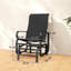 Ensemble de chaises coulissantes pour l'extérieur pour l'extérieur avec mécanisme à bascule lisse et construction légère pour la cour, noir-1778202064-1841928356