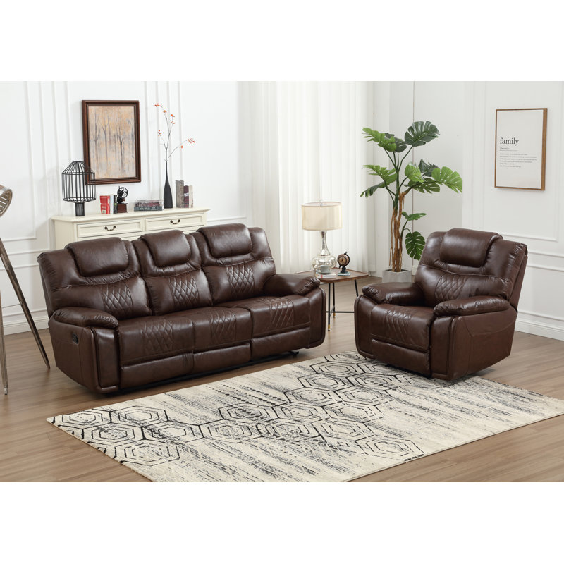 Jepum 2 - Piece Living Room Set, Espresso