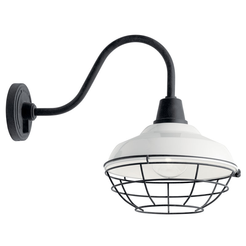 Sayre Wall Light, 16.25" H x 12.5" W x 12.5" D, White