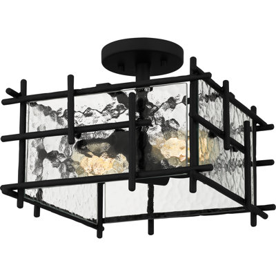 Raymell Glass Semi Flush Mount
