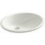Caxton® Vitreous China Oval Undermount Bathroom Sink and Glazed Underside-1270520745