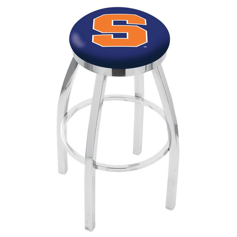 Tabouret tournant 36 "NCAA, Syracuse, Chrome