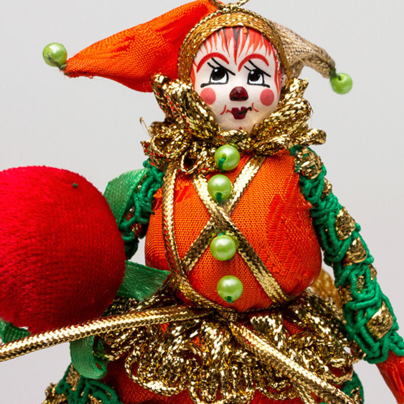 Ornement suspendu de poupée de carnaval Jefto