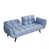 Mélange de polyester bleu sélectionné