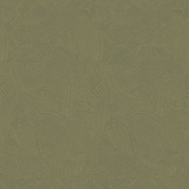 Zen 1000cm x 53cm Metallic Finish Wallpaper Roll, Gold/Green