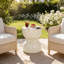 Tables de patio durables Mgo, style moderne en travertin pour la maison de patio