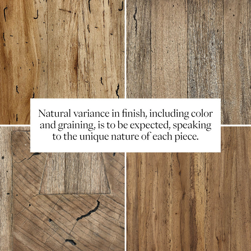 Abaso Coffee Table, Rustic Wormwood Oak