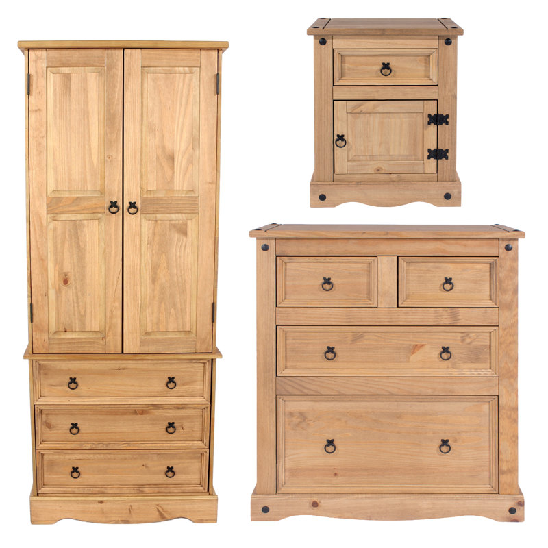 Solid Wood Piece Bedroom Set
