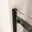 Frameless Shower Door Single Sliding With Stainless Steel Handle