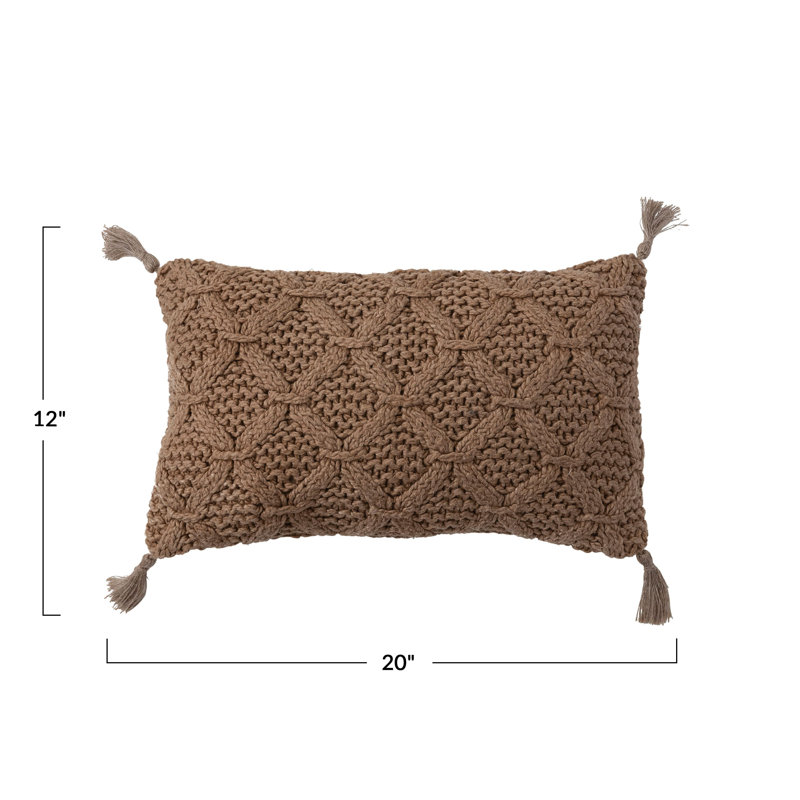 Embroidered Cotton Pillow Cover