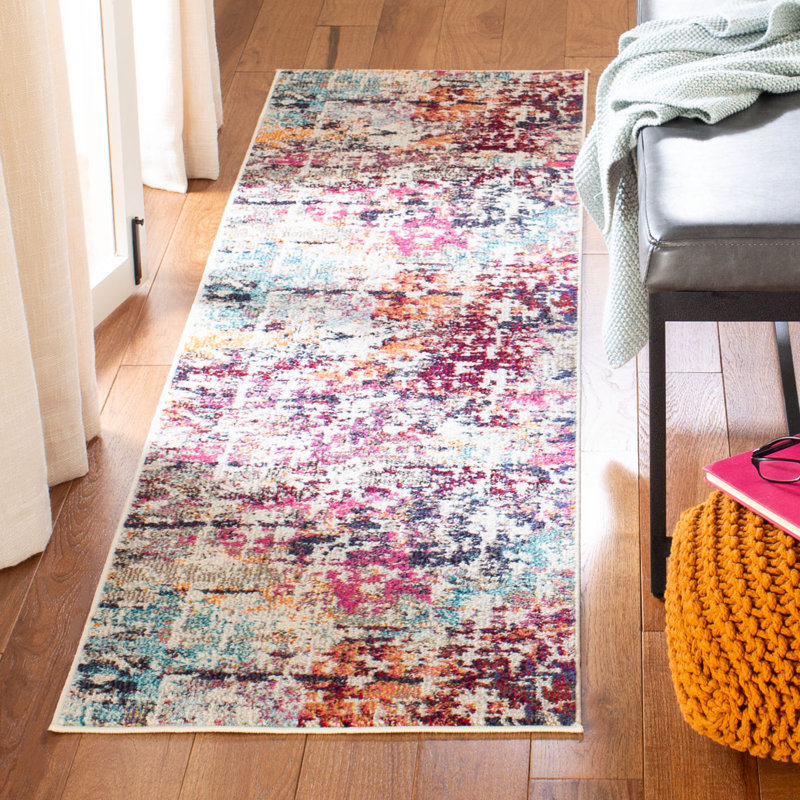 Everman Abstract Area Rug, Runner 61 x 244 cm
