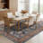 Washable Rugs Nursery Distressed Vintage Office Carpet Oriental Home Decor Low Pile Neutral Soft Area Rug Non Slip Farmhouse Floor Cover -1867364609