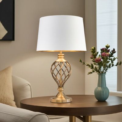 Wauneta 61cm Statement Barley Twist Table Lamp