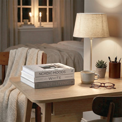 Neutral Home - Ensemble de 3 faux livres - Ensemble de livres esthétiques décoratifs pour tables basses et tablettes