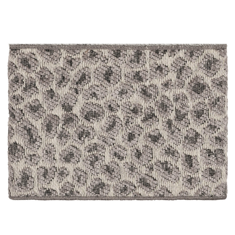 Spots Turkish Cotton Hand Towel, Light Gray