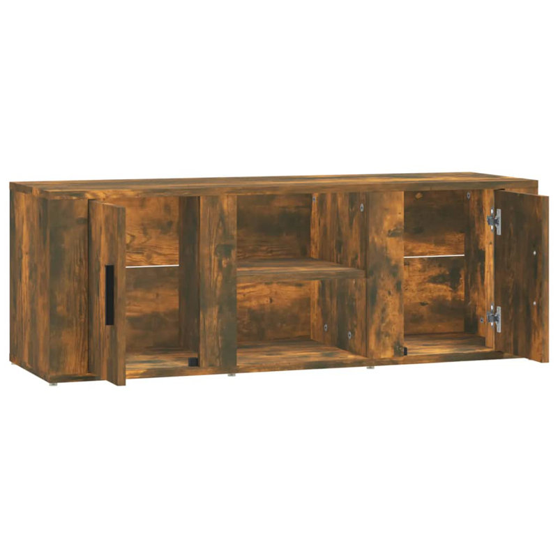  TV Cabinet Sonoma 100X31.5X35 Cm Engineered Wood, Smoked Oak