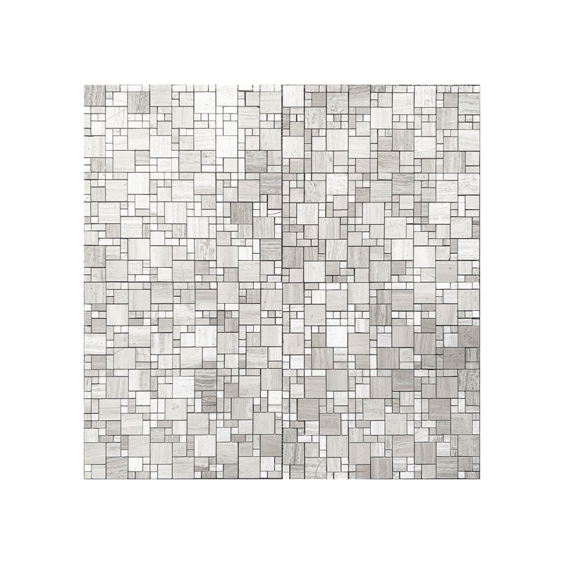 Carreau de mosaïque 12 po x 12 po Versailles