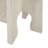20 Inch Side End Table, Mango Solid Wood Drum Top