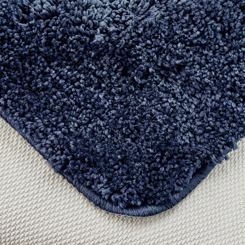 Super Soft Cosy Comforting Lexington Bath Mat Set, Navy
