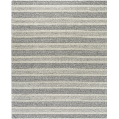 Romano Hand Loomed Wool Striped Area Rug