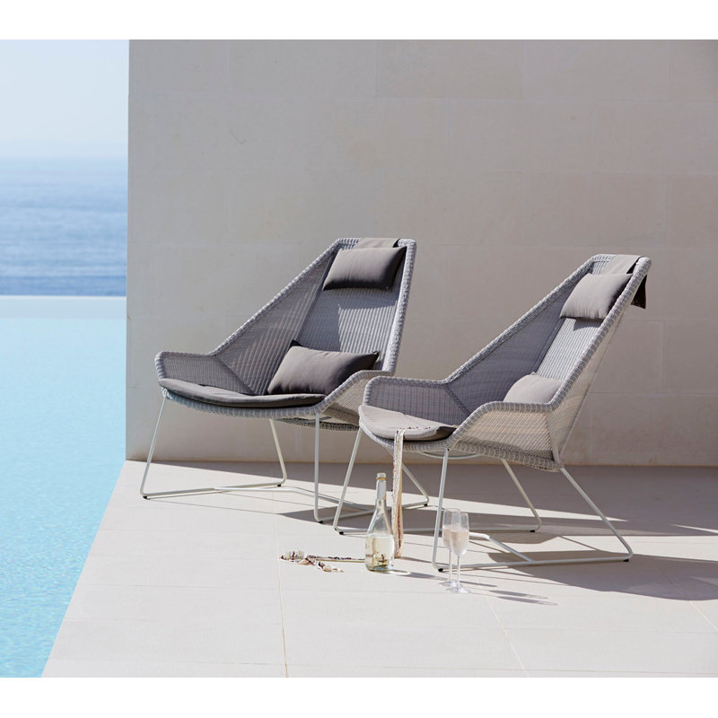 Connect Lounge Patio Chair, Light Green
