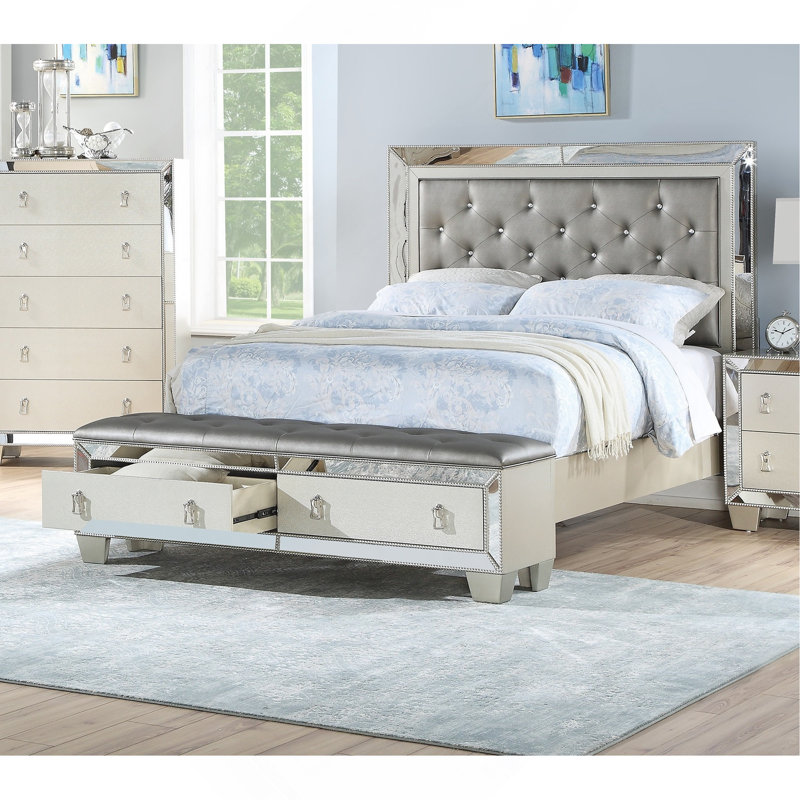 Glam Luxurious Bed 1P Bed