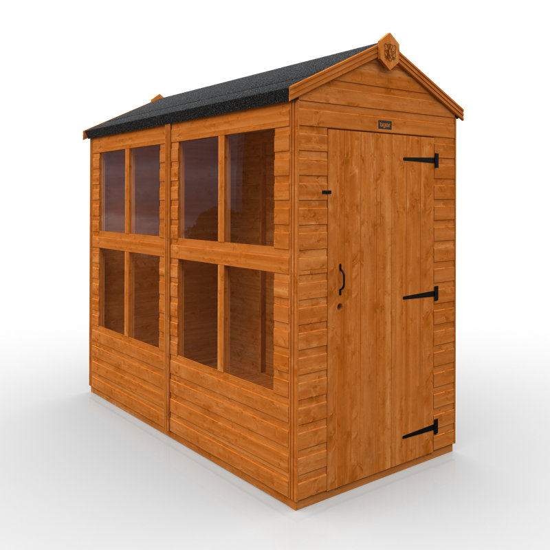 8x4w TigerFlex® Shiplap Apex Sunroom