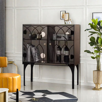Retro Light Luxury Accent Cabinet Accent Cabinet