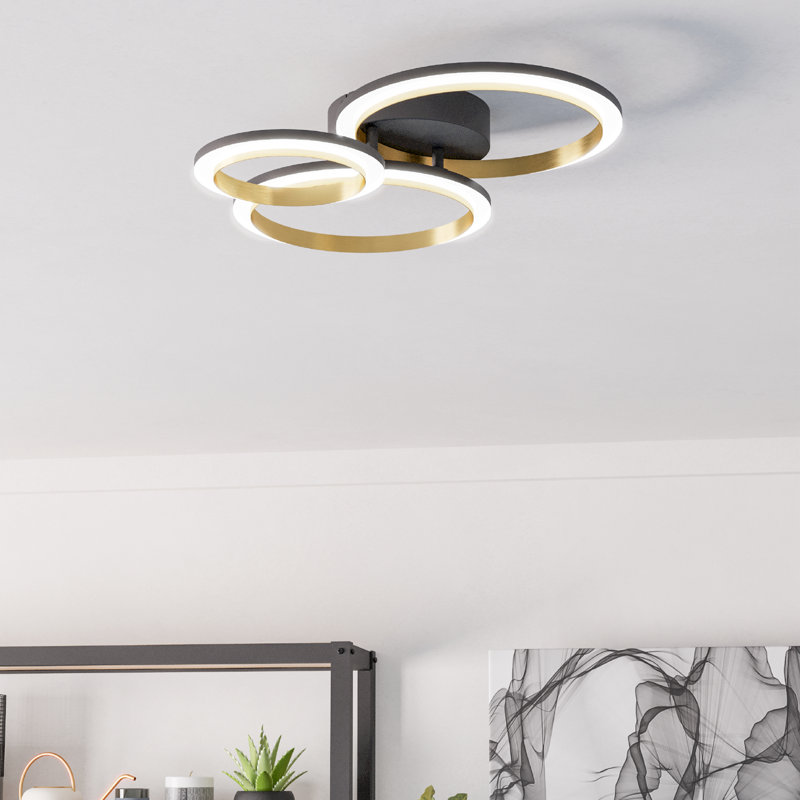 Makela Plastic LED Semi Flush Mount