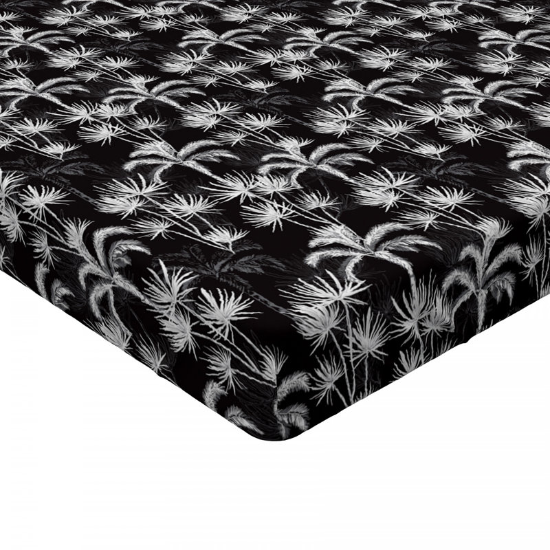Microfiber Floral Fitted Sheet, Twin XL Fitted Sheet