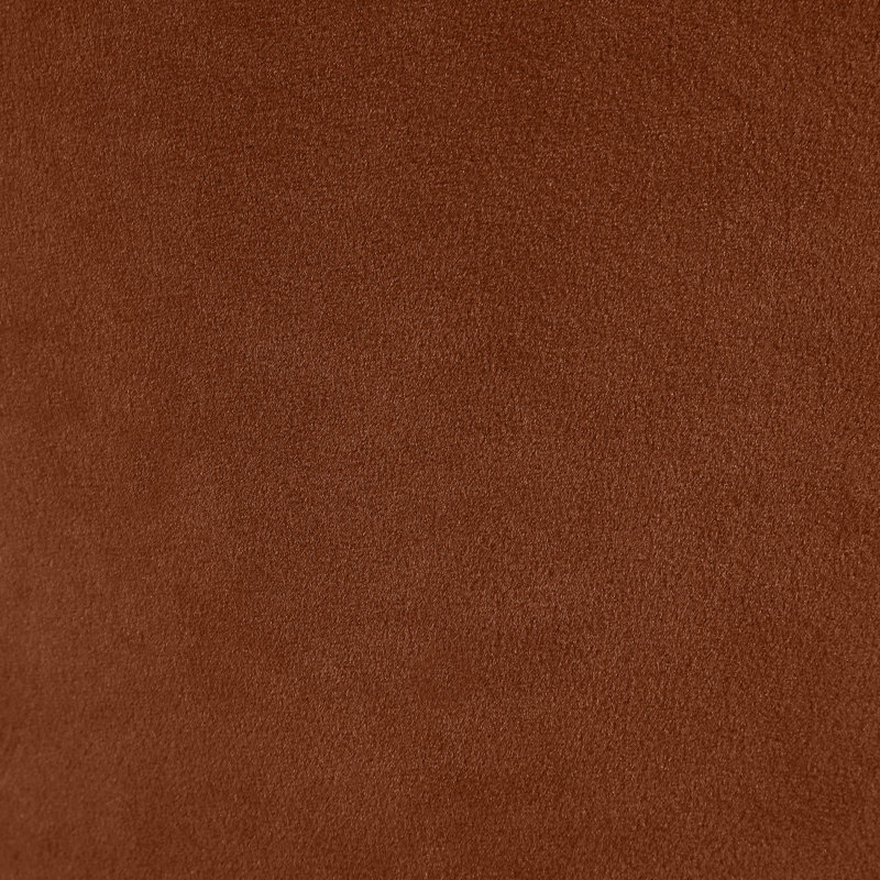 Chaise en velours Emery, Velours cognac