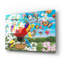Art mural épique «Fancy Fliers» par William Vanderdasson, art mural en verre acrylique, 24 po x 16 po