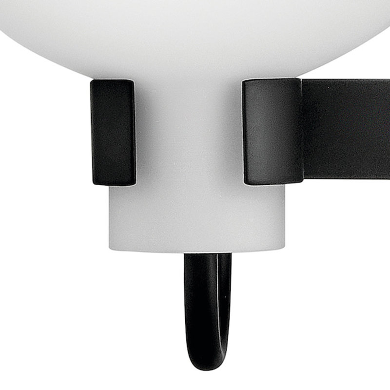 Sylvie 14.75" Two-Light Bath Vanity Fixture, Textured Black Oxide