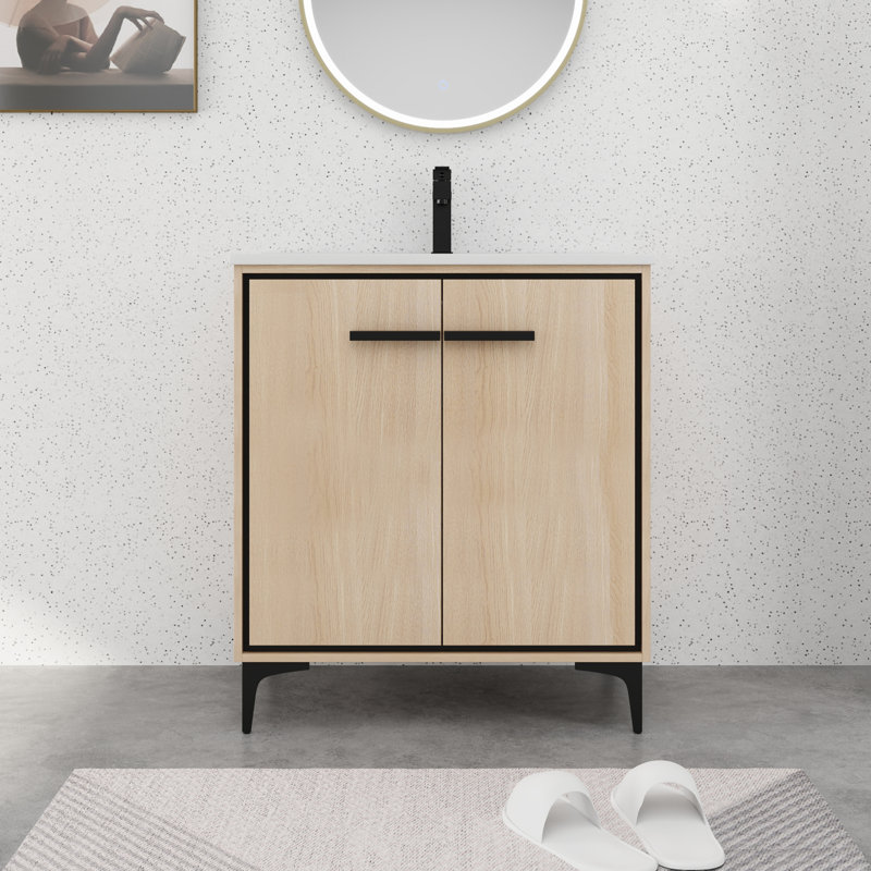 Meuble-lavabo simple avec comptoir Mans 30
