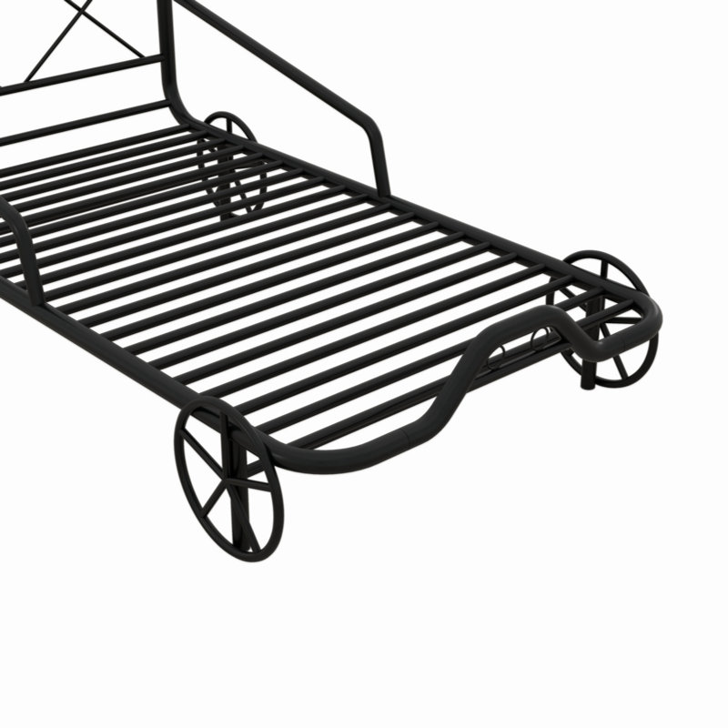 Lit simple pour enfants, Noir